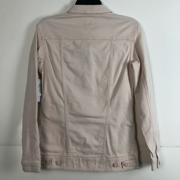 LuLaRoe Jaxon Denim Jean Jacket NWT Blush colour. XXS - Picture 2 of 8